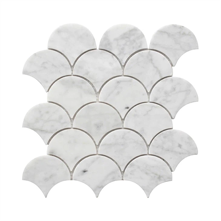 Carrara Marble fanatik mozayik