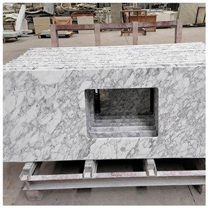 Arabescato Venato Marble Vanity Top