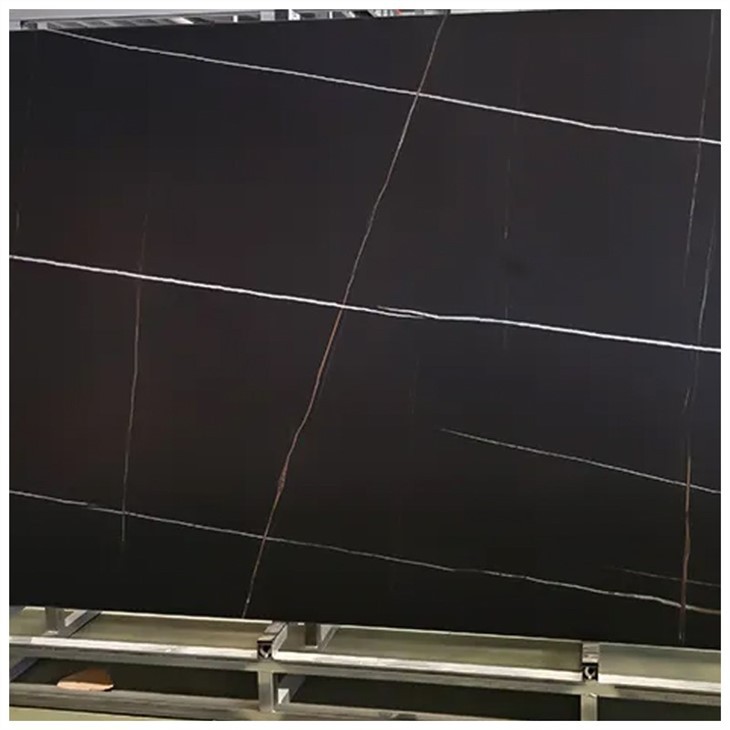 Laurent Black Gold Sintered Stone Slab