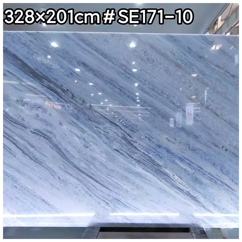 Blue Crystal Marble Slab