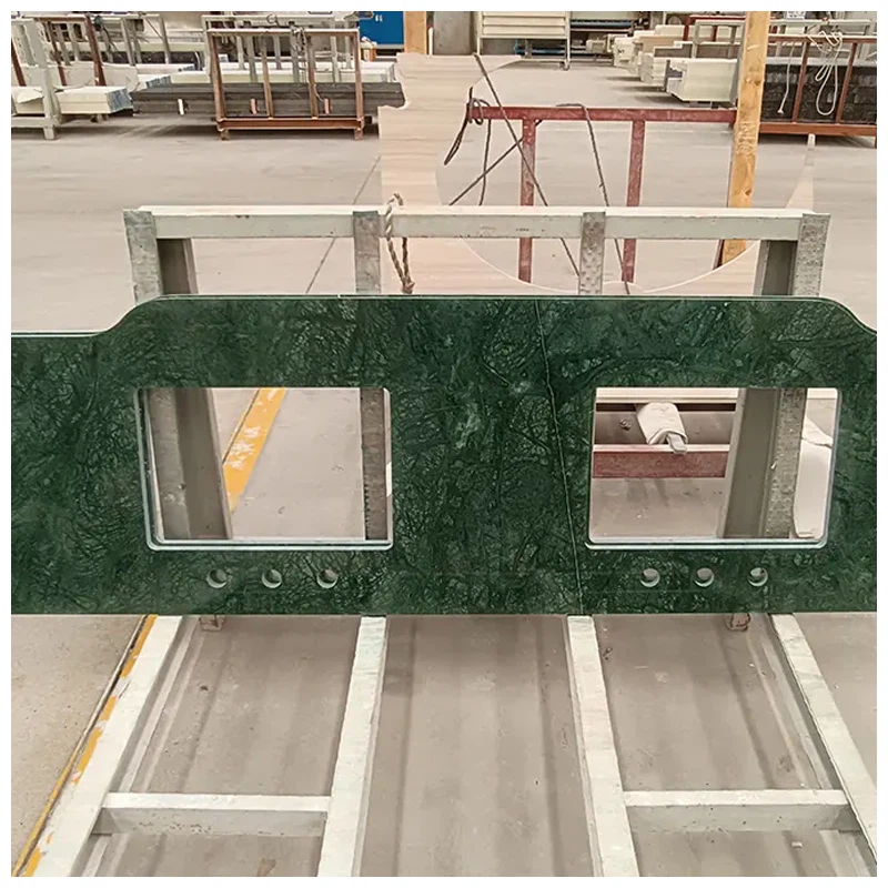 Verde Guatemala Marble Vanity Countertops