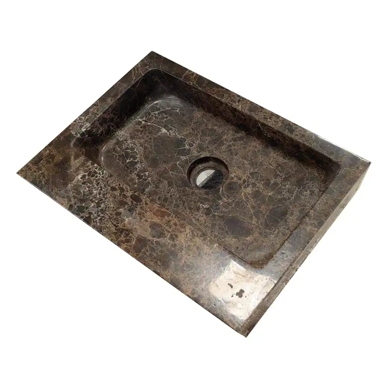 Dark Emperador Marble Lavabo