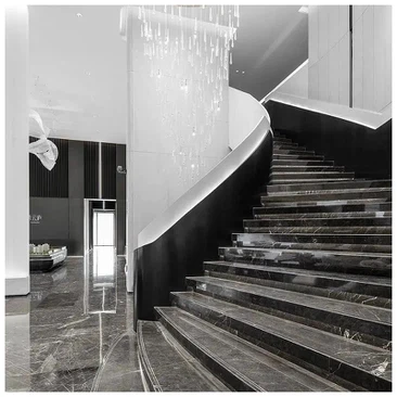 Pietra Gray Marble Stairs Cases KA UNITED Pietra Gray Marble Stairs Cases KA UNITED