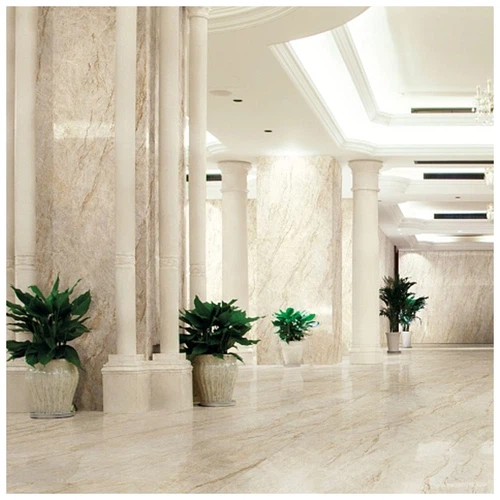 Taj Mahal Quartzite in Grand Hotel Lobby Designs-KA UNITED Taj Mahal Quartzite in Grand Hotel Lobby Designs-KA UNITED