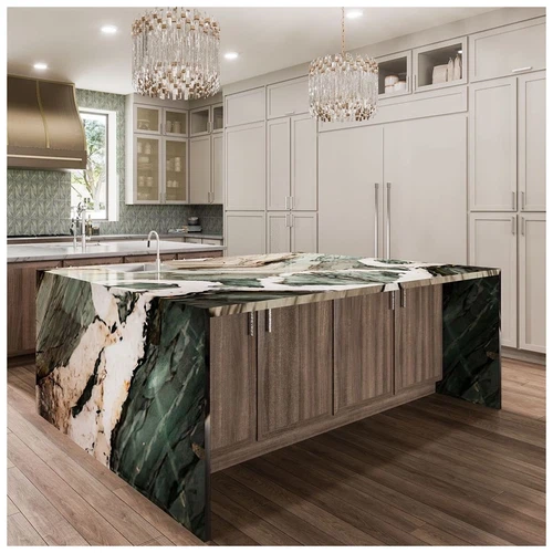 Luxury Green Quartzite Countertop Factory-KA UNITED Luxury Green Quartzite Countertop Factory-KA UNITED