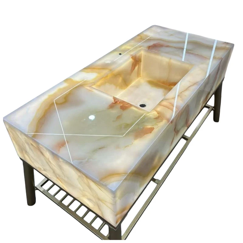 White Onyx Integrated Washbasins White Onyx Integrated Washbasins